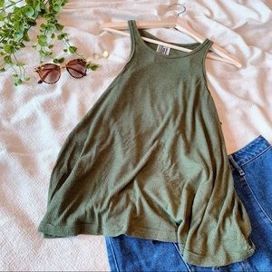 Free People | Large Green Tank